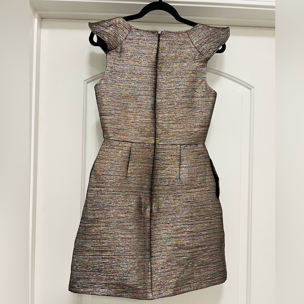 NWT Anthropologie Hutch Jessie Metallic Midi Dress - Picture 9 of 16